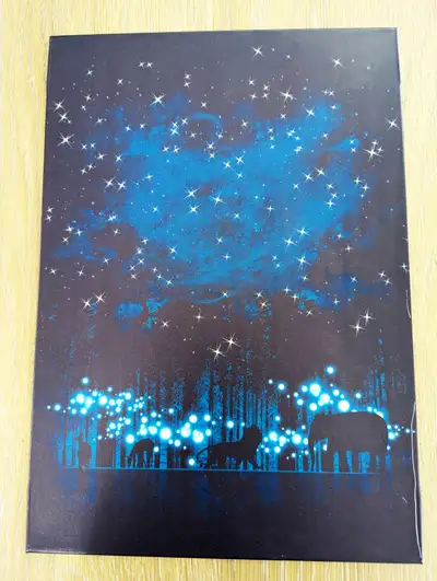Night Star Forest Animals Displate Metal Wall Art, View more