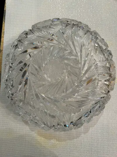 Pinwheel crystal fruit bowl, View more
