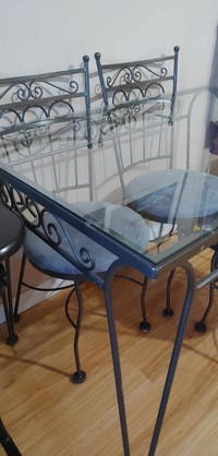 Retro Antique Table and Chairs
