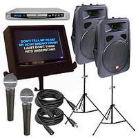 Karaoke rentals, speakers, projector, screens digital dj & tents