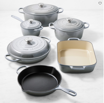 Le Creuset Signature Enameled Cast Iron 10-Piece Cookware Set, View more