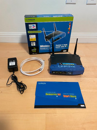 Linksys WRT54G Wireless-G Broadband Router 802.11b/g