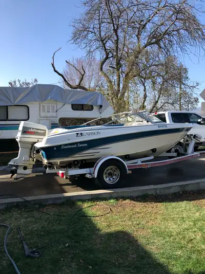 1994 Larson all American 180 with Johnson 120hp outboard. Motor runs well boat is in good shape but...
