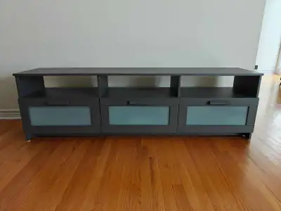 IKEA BRIMNES TV Bench - Grey - $100, View more