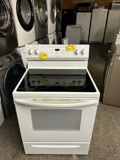 Frigidaire Electric stove works great-30 days warranty., View more