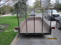 5 X 10 landscape/ enclosed trailer