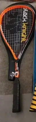 Black Knight Magnum Crush Squash Racquet-Great condition +ball