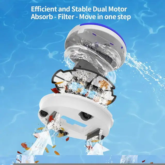 Neobot X1 2024 New Robotic Pool Cleaner, Cordless Robotic Pool in Hot Tubs & Pools in City of Toronto - Image 4