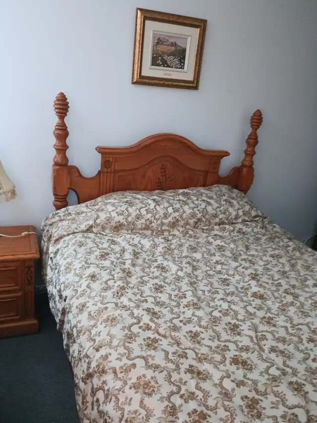 Furnished Bedroom for Rent in Gatineau Near Costco, with Small Refrigerator