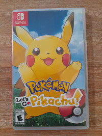 Lets go Pikachu game for sale