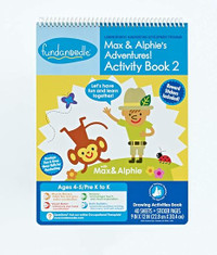 Fundanoodle Max and Alphie Adventures Activity Book 2