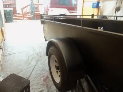 good condition no rust hevy duty all steel strog trailer ready for work call 519-977-7667 ask for ni...