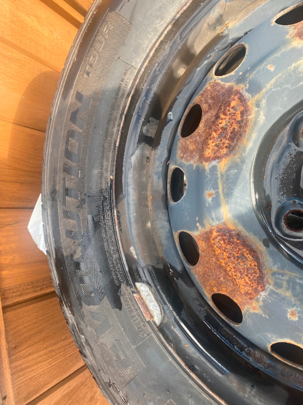 4 Cooper Evolution Tour Tires 195/65R14 on rims. in Tires & Rims in Vernon - Image 2