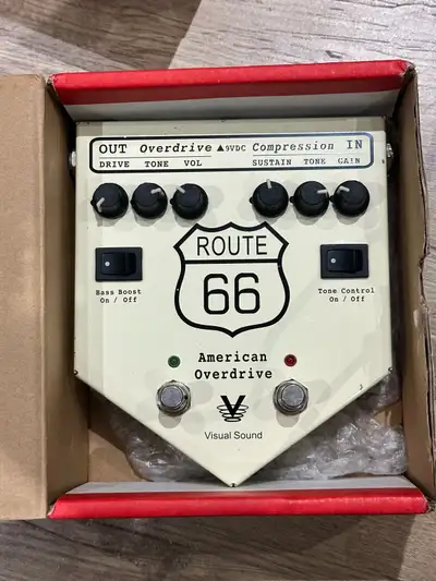 Visual Sound Route 66 overdrive and compressor USA made, View more