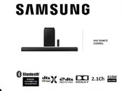 Sound bar  SAMSUNG 450- brand new in box warranty-$199-no tax