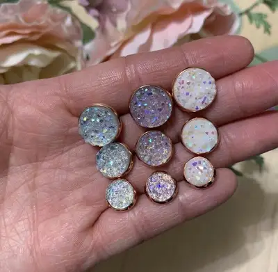 Druzy Stud Earrings!, View more
