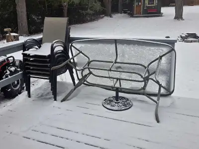 patio table and chairs, View more