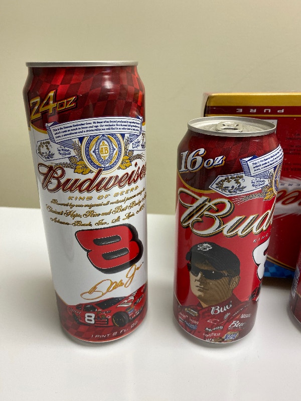 Budweiser Beer Dale Earnhardt Jr. Collector cans & box Arts & Collectibles Winnipeg Kijiji
