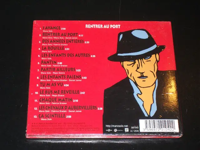 Mano Solo - Rentrer au port (France 2009) new CD62863257358339121