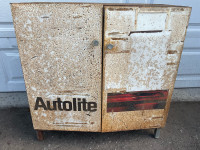 “Autolite” Metal Cabinet $70