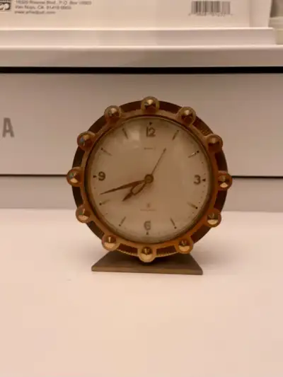 Vintage Birks Manual Desk Clock, View more
