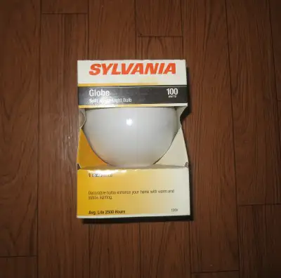Big "Fat Albert" Sylvania Globe Light Bulb Brand New in Box, View more