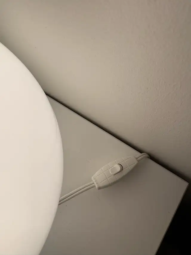 IKEA FADO Table Lamp x2 – White – Includes Bulb in Indoor Lighting & Fans in Cambridge - Image 5