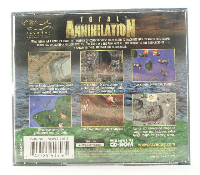 Total Annihilation box set dans Jeux pour PC  à Ville de Montréal - Image 2