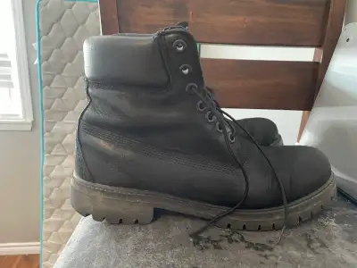 Timberland Premium 6-Inch Boots Black Size 9, View more
