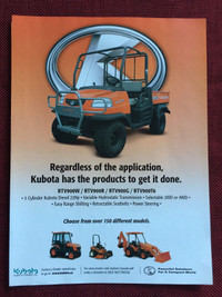 2006 Kubota RTV Fleet Original Ad