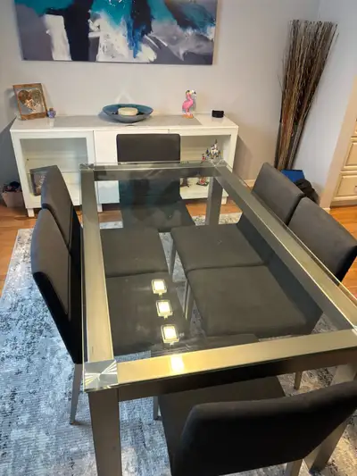 Glass Dining Table, View more