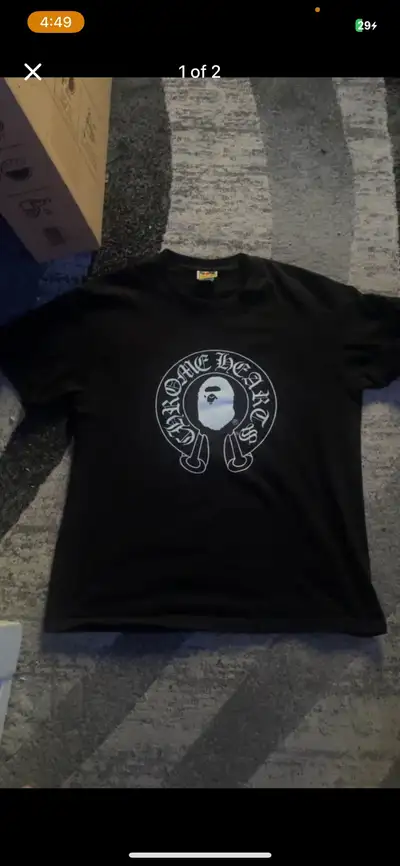 chromexbape tee, View more