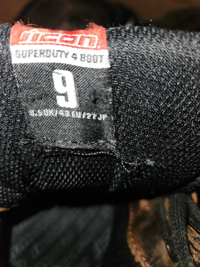 ICON Superduty 4 Boots size 9 in Other in Saskatoon - Image 4