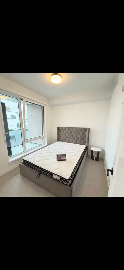 Bright, one-year-new 1 bedroom + den condo at Park Langara, 6859 Cambie St in the Cambie Corridor. 5...