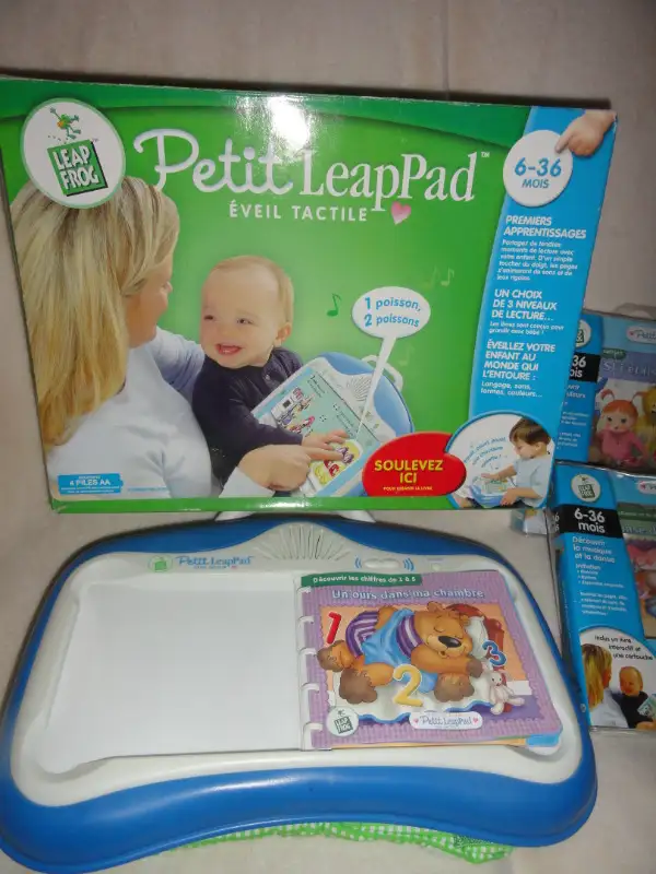 PETIT LEAPPAD ÉVEIL TACTILE   6-36 MOIS in Toys & Games in Québec City - Image 3