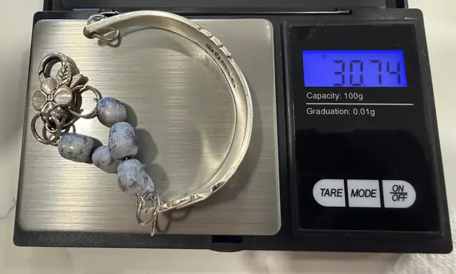 VTG GERO BRACELET 1920-30s Silver Plated Spoon Copenhagen! in Jewellery & Watches in Ottawa - Image 3