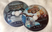 Bioshock 1,2,3 PS3 game discs