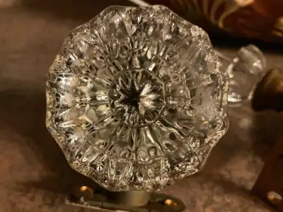 Two Glass Door Knobs , View more