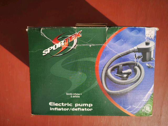 Pompe électrique sportex 40.$ dans Divertissement  à Rimouski / Bas-St-Laurent