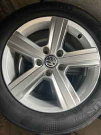 Mags Volkswagen 16 pouces avec pneus 205 55 16