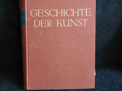 1935 German Book, Richard Hamann's, Geschichte Der Kunst, View more