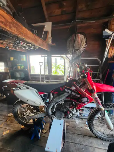 Hi i have a 2006 honda crf 450r for sale. Its in good shape for its age... its got 2.4 hours on the...