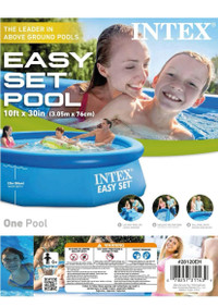 Intex 10ft easy set pool (free pool cover)