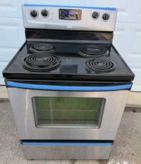 30” WHIRLPOOL STOVE ELECTRIC COIL TOP STAINLESS STEEL  City of Toronto Toronto (GTA) Preview
