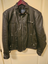 Vintage Sears leather motorcycle jacket