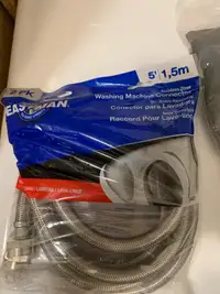 Steel braided hoses for washing machine