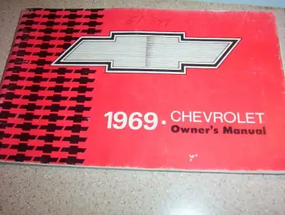 Glove box manual for full size U.S. Chevys. $20