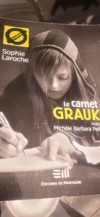 Le carnet de Grauku livre collection tabou Sophie La roche