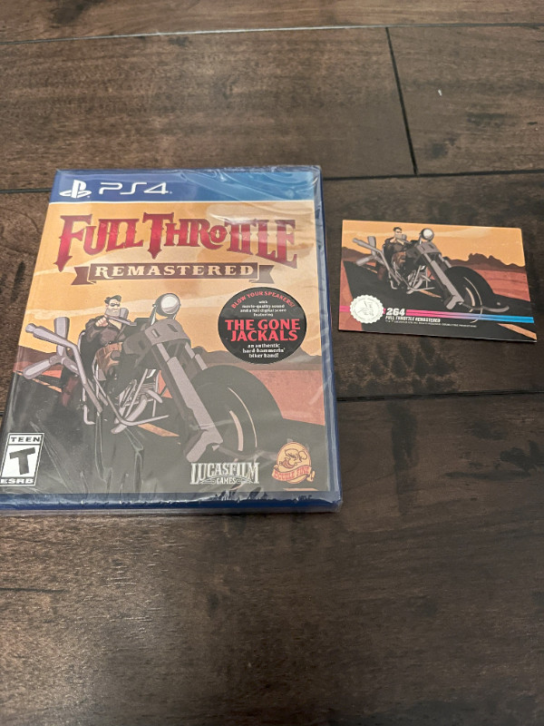 Full Throttle PS4 (Limited Run Games) – BRAND NEW in Sony Playstation 4 in Moncton