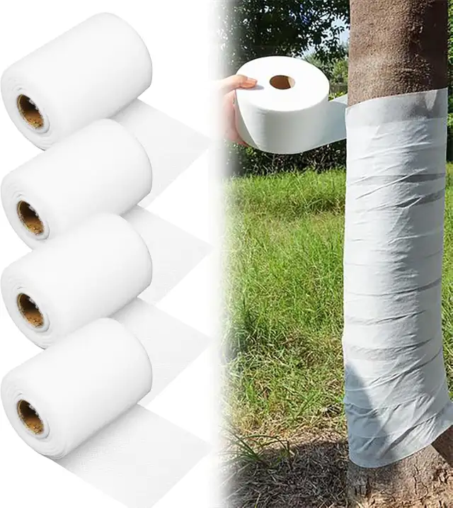 4Pcs 50ft Tree Protector Wrap Freeze Protection Non-Woven Fabric